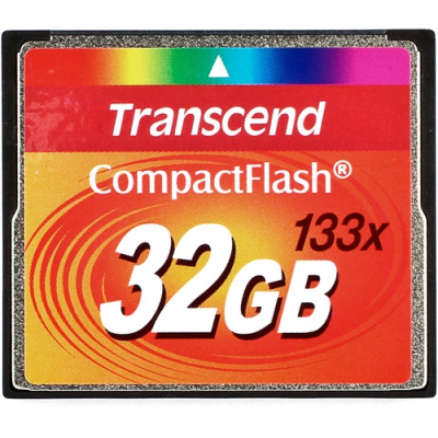����� ������ CompactFlash 32GB Transcend 133X TS32GCF133 (45/20 Mb/s)