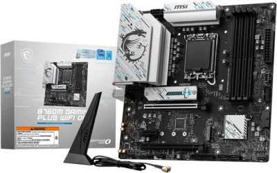 ����������� ����� MSI B760M GAMING PLUS WIFI DDR4, Intel B760, mATX, Ret