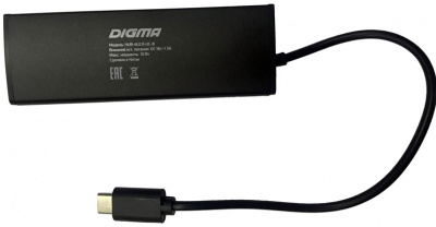 USB-������������ Digma HUB-4U2.0-UC-B