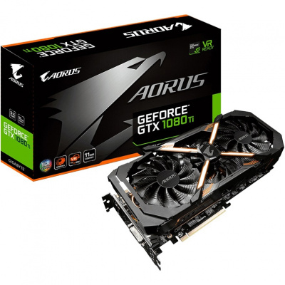 GIGABYTE GeForce GTX 1080 Ti 1594Mhz PCI-E 3.0 11264Mb 11010Mhz 352 bit DVI 3xHDMI HDCP Aorus