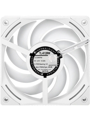 ����� ��� ������� Thermalright TL-K12RW Reverse (120x120x25mm, 4-pin PWM, ARGB, 69CFM, 27dBA, 2150RPM, White)