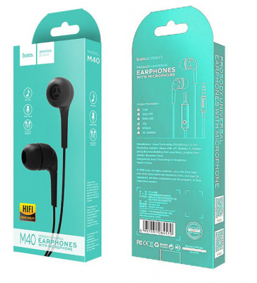 �������� HOCO M40 1.2�/ 3.5 mm jack/ Black