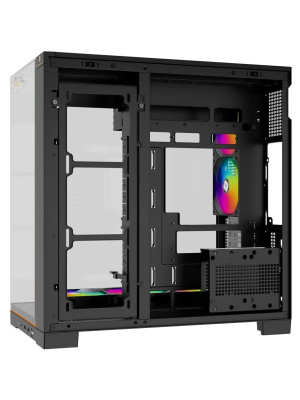 ������ Thermalright TR-A70 ARGB FAN5-C / Black / TG / 5 x120mm ARGB PWM Fans / ARGB Strip / USB TYPE-C / ATX  / TRA70AF5CB