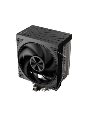 ����� 1STPLAYER FROST BITE FB12-4 Black / 4HPx6mm, single tower, 210W TDP, 1x120mm fan, 800-2300 RPM, 70.15 CFM, 34.8 dBA / FB12-4-BK