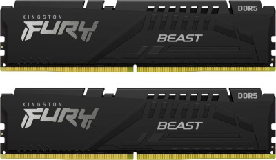 ����������� ������ 64Gb DDR5 5600MHz Kingston Fury Beast KF556C36BBE2K2-64 2x32Gb KIT