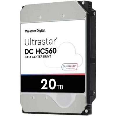 ������� ���� ��������� Western Digital Ultrastar DC HC560 20TB 3.5" WUH722020BL5204 SAS 12Gb/s, 7200rpm, 512MB, 0F38652, 512e/4Kn