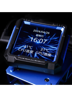 ������� �������� ���������� Thermalright Frozen Warframe Pro 360 Soc-AM5/AM4/1151/1200/2066/2011/1700 ������ 4-pin 29.6dB Al LCD Ret (F-WFRAME-PRO-360-BL)