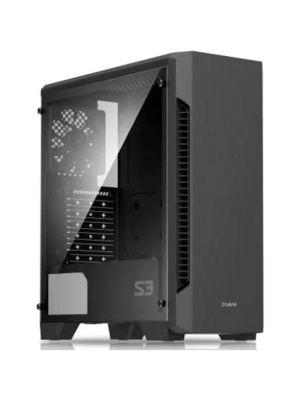 ������ MidTower Zalman S3 black (ATX, ��� ��, 3xUSB)(Zalman S3) Zalman