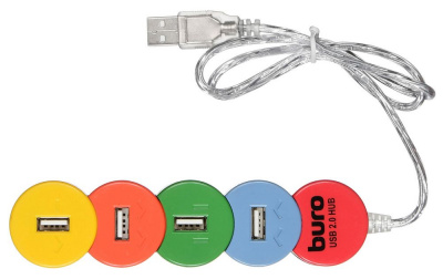  USB 2.0 Buro BU-HUB4-0.5-U2.0-Snake