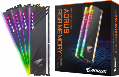  16Gb DDR4 3600MHz Gigabyte Aorus RGB (GP-AR36C18S8K2HU416RD) (2x8Gb KIT + 2xRGB)