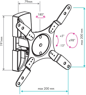 ��������� ��� ���������� VLK TRENTO-103 ���������, 15-42", �� 15 ��, ���������, ����������, ������