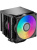 ����� ��� ���������� PCCooler RT620Pro TC ARGB BK (265W, 4-pin PWM, 157.5mm, Al/Cu, 6x6mm, 2x120mm, 73.32CFM, 34.9dBA, 2200RPM, S: 1851/1700/1200/115X, AM5/AM4, black)