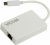 - USB 3.1 Type-Cm -> RJ-45+3port USB3.0(f) Aluminum Shell VCOM <DH311A>