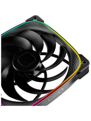 �������� ������������ (3 ��.) Geometric Future Squama 2503RB-14 Reverse Black / 140mm, PWM, 2100 RPM, 71.80 CFM, 34.0 dBA, 5V ARGB / 1F2503R314000
