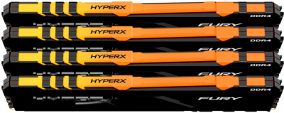   32Gb DDR4 3000MHz Kingston HyperX Fury RGB (HX430C15FB3AK4/32) (4x8 KIT)