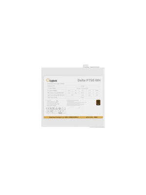 ���� ������� Ocypus Delta P750 WH, 750W, APFC, 80+ Bronze, ATX 3.1, 120mm Fan