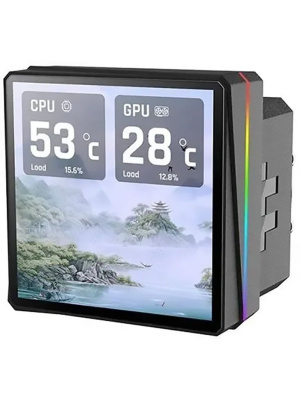 ������� �������� ���������� Thermaltake TH360 V3 Ultra ARGB Soc-AM5/AM4/1200/1700/1851 ������ 4-pin 25.8dB Al+Cu LCD Ret (CL-W474-PL12SW-A)