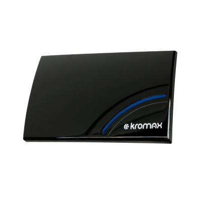   Kromax TV FLAT-05 black . . , VHF: 87,5-230 , UHF: 470-860 , .  28dB : .  