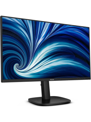 ������� Philips 24B2U3301 23,8" 1920x1080, WLED, 16:9, IPS, 300cd, 1500:1, 4ms, 50M:1, 178/178, HDMI, DP, USB Hub: 4*USB3.2, USB-C(PD90W, RJ45, Speakers, 120Hz, Tilt, HAS, Swivel, Pivot, Internal, VESA, Blac