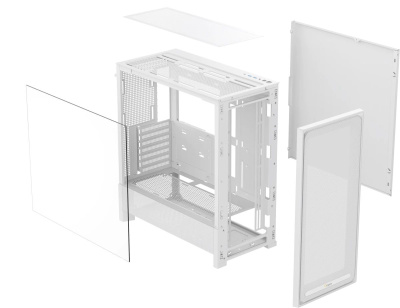 ������ �� Ocypus Delta C70 WH, ��� ��, Midi-Tower, White (Delta-C70-WHG000XX-GL)
