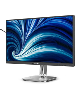 ������� Philips 24B2N4200 23,8" 1920x1080, WLED, 16:9, IPS, 300cd, 1500:1, 4ms, 178/178, VGA, HDMI, DP, USB Hub, Speakers, 120Hz, Tilt, HAS, Swivel, Pivot, �����, VESA, Black, 3y