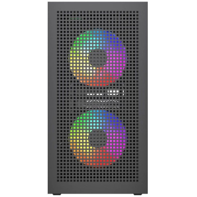 ������ Powercase Mistral SM05 ARGB, Tempered Glass, 3x120mm ARGB PWM fans, ������, mATX  (CMMSM05B-A3)