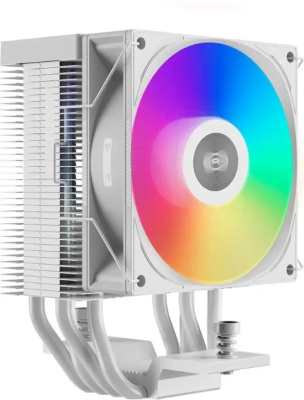 ����� ��� ���������� PcCooler R400 WH ARGB Soc-AM5/AM4/1151/1200/1700 ����� 4-pin Al+Cu 180W Ret (R400-WHAWYX-US)