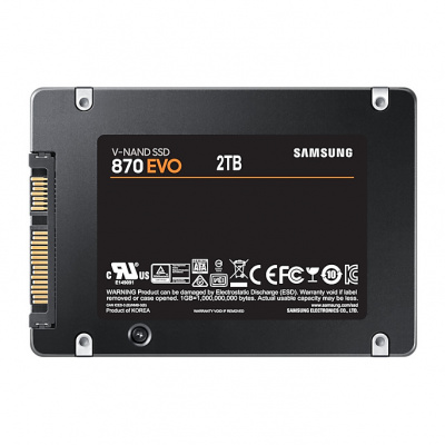 SSD 2.5" 2Tb (2000GB) Samsung SATA III 870 EVO (R560/W530MB/s) (MZ-77E2T0BW  MZ-76E2T0BW)