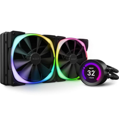    NZXT Kraken Z63 RGB RL-KRZ63-R1 280mm AIO Liquid Cooler with Aer RGB and RGB LED