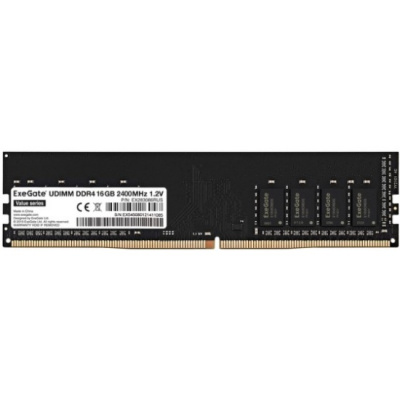 ����������� ������ ExeGate DDR4 16Gb 2400MHz pc-19200 Value EX283086RUS
