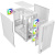 Корпус Powercase Alisio Micro X4W V2, Tempered Glass, 4х 120mm ARGB fans, ARGB HUB, белый, mATX (CAMCXW-A4) Корпус Powercase Alisio Micro X4W V2, Tempered Glass, 4х 120mm ARGB fans, ARGB HUB, белый, mATX (CAMCXW-A4)