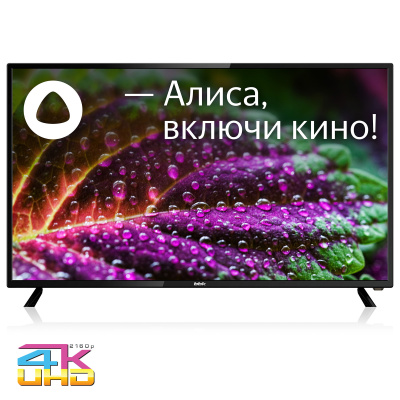  LED 42.5" BBK 43LEX-8211/UTS2C .  4K Ultra HD 50Hz DVB-T2 DVB-C DVB-S2 WiFi Smart TV (RUS)