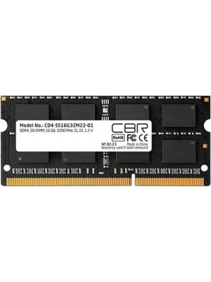����������� ������ CBR DDR4 SODIMM 16GB CD4-SS16G32M22-01-AIO PC4-25600, 3200MHz, CL22, 1.2V [������ AiO]