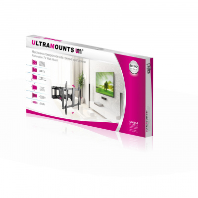 ��������� Ultramounts UM 914 60-100" max 80�� VESA 900�600 ���������-��������� � ���������