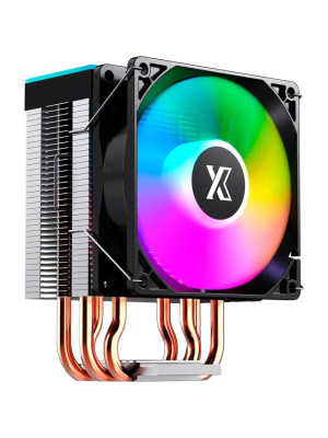 ����� XASTRA AE904 FRGB LGA1851/1700/1200/115X/AM5/AM4 (TDP 160W, 4 ����.������ , PWM FAN FRGB 92mm , top cover with FRGB LED ) RET