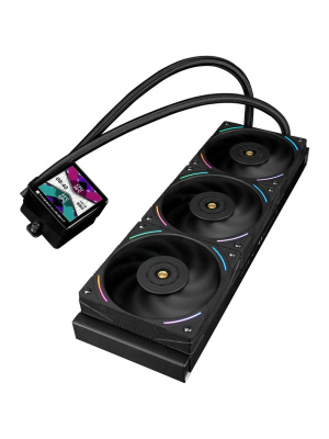 ������� �������� ���������� Thermalright Frozen Vision 360 V2 ARGB Soc-AM5/AM4/1200/1700/1851 ������ 4-pin 28dB Al LCD Ret (F-VISION-360-BL-ARGB-V2)
