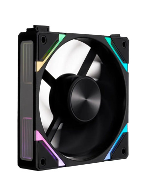 �������� ������������ (3 ��.) 1STPLAYER XF7 Black / 120mm ARGB 3pin 5V PWM 4pin 12V 600-2000rpm 56.8cfm 33.12dBA / XF7-BK-3IN1