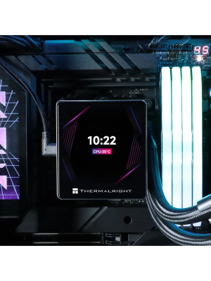������� �������� ���������� Thermalright Grand Vision 360 ARGB Black / 3x120mm ARGB PWM Fans / TRGV360AB