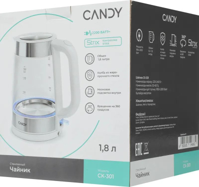 ������ ������������� Candy CK-301 1.8�. 2200�� ����� ������: ������/������/�������