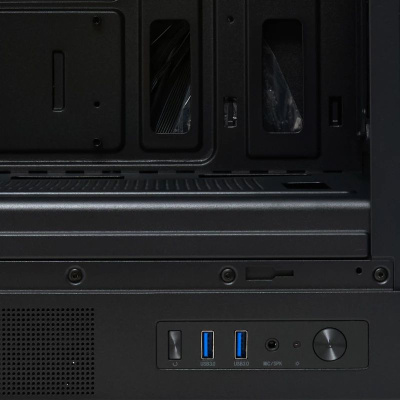 ������ �� ��� ����� ������� HSPD M310, Mesh Mini-tower, Black M310-TGBK-ARGB