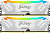   Kingston 32GB 6400MT/s DDR5 CL32 DIMM (Kit of 2) FURY Renegade RGB White XMP (KF564C32RWAK2-32)