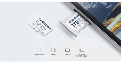 ���� ����� microSDXC 512GB Samsung MB-MC512SA/EU EVO Plus + adapter