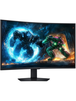 ������� Samsung 37" Odyssey G7 G75F S37FG756EI Curved (VA 16:9 3840x2160x165Hz 1ms 350cd 3000:1 178/178 1,07B DP; HDMIx2 USB3.2x3 HAS Tilt Swiv VESA Black