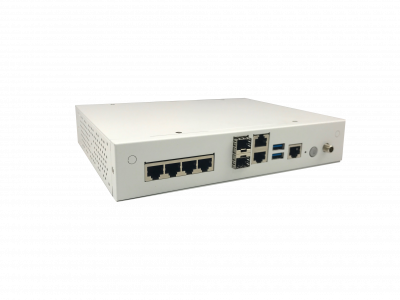 ��������� ����������� Caswell CAF-0262 Caswell Fanless Desktop Appliance CPU:Intel Atom (Denverton) C3338/C3558 Series Processor, Memory:DDR4, Ethernet Ports:2x Copper/SFP Ethernet Combo Ports, 4x Ethernet RJ45 Ports with 2 Pairs Bypass