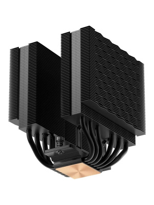 ����� ��� ���������� PCCooler RT620Pro TC ARGB BK (265W, 4-pin PWM, 157.5mm, Al/Cu, 6x6mm, 2x120mm, 73.32CFM, 34.9dBA, 2200RPM, S: 1851/1700/1200/115X, AM5/AM4, black)