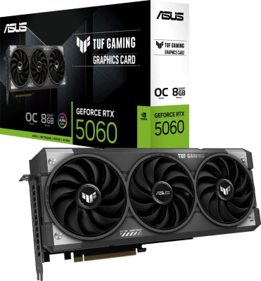 ���������� ASUS TUF Gaming NVIDIA GeForce RTX 5060 OC 8Gb (TUF-RTX5060-O8G-GAMING)