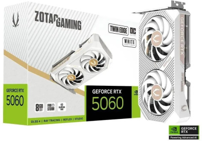 ���������� Zotac NVIDIA GeForce RTX 5050 Twin Edge White OC 8Gb (ZT-B50500Q-10M)