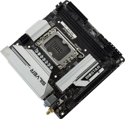 ����������� ����� Biostar B760T-Silver, Socket LGA 1700, Intel B760, mini-ITX, Ret