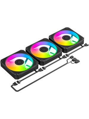 ��� ID-Cooling SL360 V2 ARGB Soc-AM5/AM4/1200/1700/1851 ������ 4-pin 14-30dB Al+Cu LCD 350W Ret