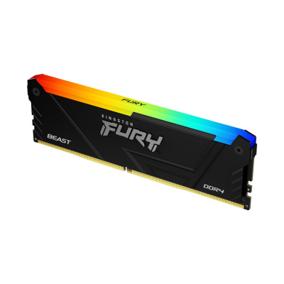 KINGSTON 8GB DDR4 3600MHz DIMM FURY Beast Black RGB XMP KF436C17BB2A/8 CL17, 1.35V 288-pin Non-ECC